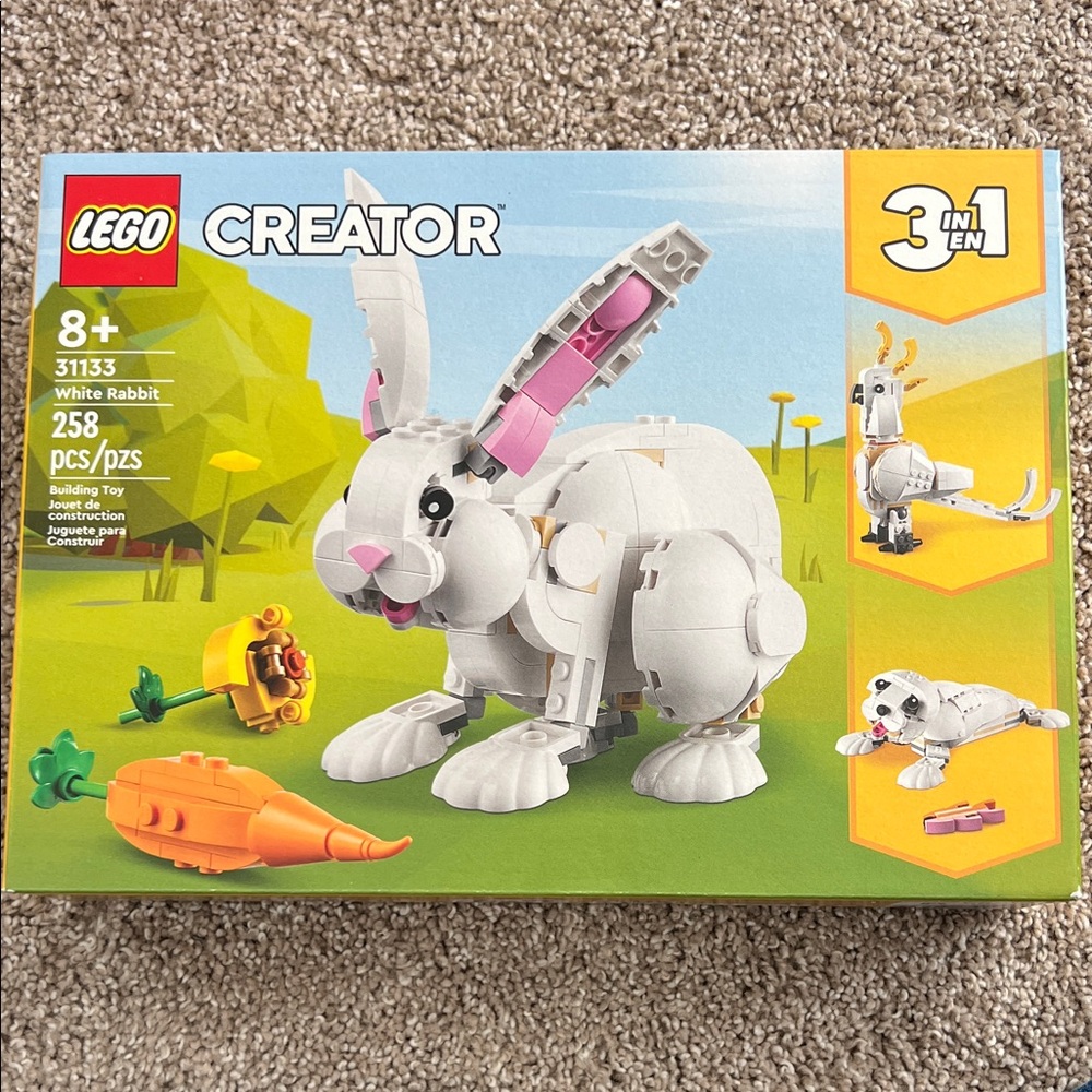 Lego Creator 3 in 1 Rabbit New Never Opened